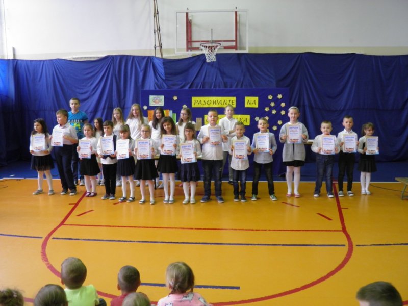 Pasowanie na ucznia klasy I.